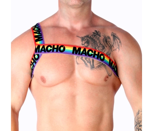 MACHO - ARNÉS ROMANO PRIDE S/M