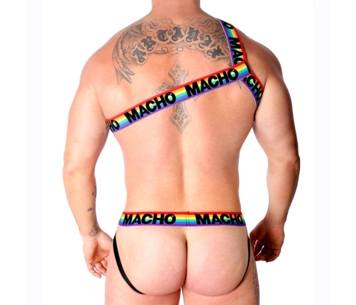 MACHO - ARNÉS ROMANO PRIDE S/M