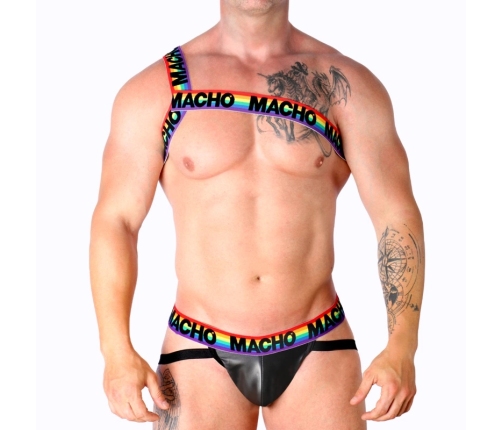 MACHO - ARNÉS ROMANO PRIDE L/XL