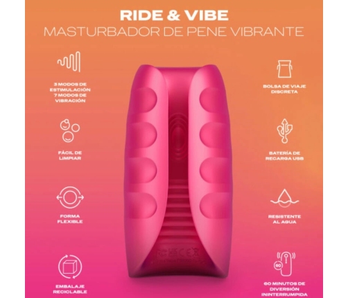 DUREX - TOY MASTURBADOR VIBRADOR RIDE & VIBE