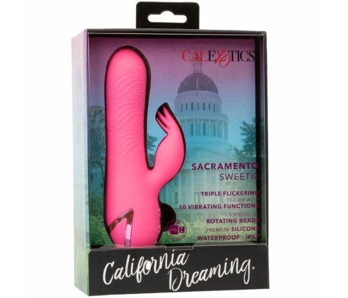 CalExotics California Dreaming Sacramento Sweetie Pink Dual Stimulator
