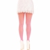 LEG AVENUE - STOCKINGS WITH OPENINGS HEART & BOWS PINK