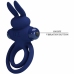 Pretty Love Darey Blue Duo Vibrating Intimate System - 10 Modes, Rabbit Shape