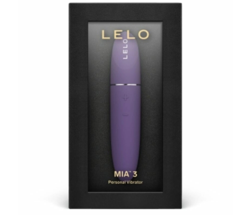 LELO MIA 3 Compact Personal Massager Purple - Travel-Friendly Design