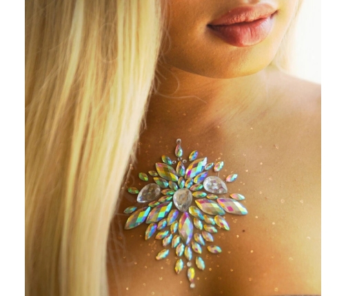 Leg Avenue Celestial Iridescent Body Jewel - Reusable Skin-Friendly Design