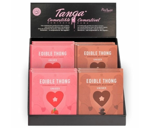Secret Play Heart-Shaped Edible Unisex Thong Strawberry Flavour