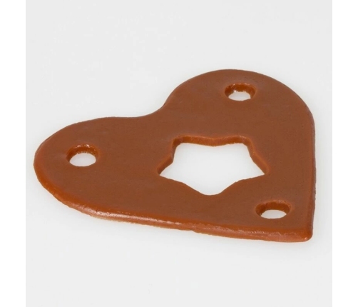 Secret Play Chocolate-Flavored Edible Gummy Thong, Heart-Shaped, Unisex