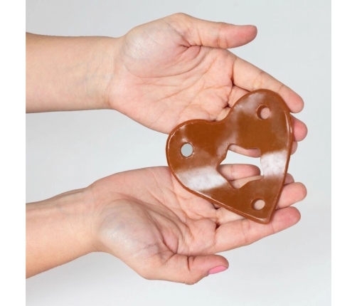 Secret Play Chocolate-Flavored Edible Gummy Thong, Heart-Shaped, Unisex