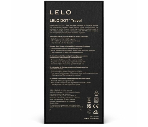 LELO DOT Travel Precision Intimate Device Purple Compact Design
