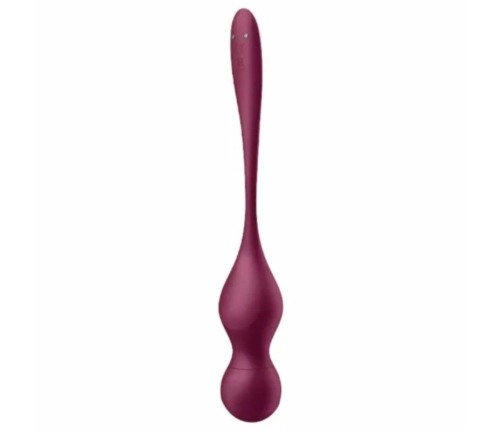 Satisfyer Love Birds Vary Vibrating Exercise Balls Wine Red App-Controlled