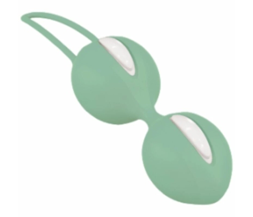 Fun Factory Smartballs Duo Pelvic Training Balls White/Green 72g