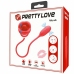 Pretty Love Aliyah Red Dual-Action Oral Simulation Device, USB, Silicone