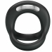 Pretty Love Elliott Black Silicone Vibration Ring with 10 Modes, Waterproof