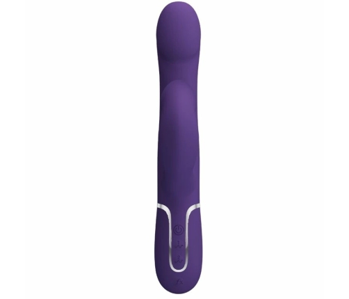 Pretty Love Zalin 4-in-1 Rabbit Vibrator Pearls, Dual Motors, Purple