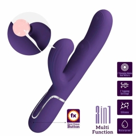 Pretty Love Perlita 3-in-1 Rechargeable Intimate Machine Purple Pretty Love Perlita 3-in-1 Rechargeable Intimate Machine Purple
