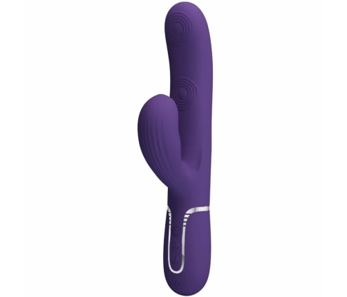 Pretty Love Perlita 3-in-1 Rechargeable Intimate Machine Purple