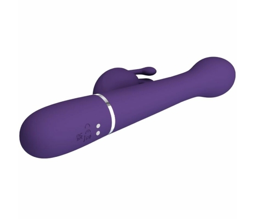 Pretty Love Dejon 3-in-1 Intimate Machine, Dual Motor, Purple, USB