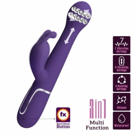 Pretty Love Dejon 3-in-1 Intimate Machine, Dual Motor, Purple, USB Pretty Love Dejon 3-in-1 Intimate Machine, Dual Motor, Purple, USB