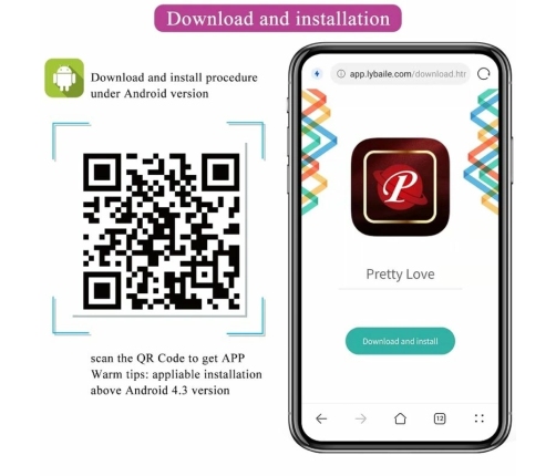 Pretty Love Hector Violet Intimate Device App-Controlled Rechargeable