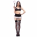 Chilirose CR 4719 Maid Costume Set S/M - Elegant Black & White Ensemble