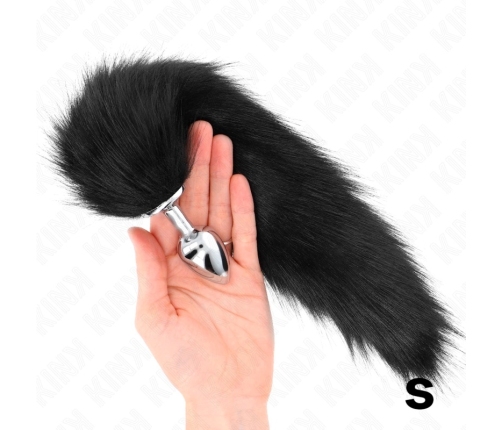 KINK Plug Model S Black Silicone with 40cm Synthetic Tail
