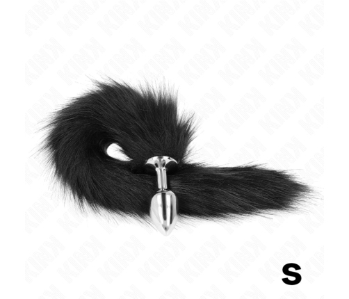 KINK Plug Model S Black Silicone with 40cm Synthetic Tail