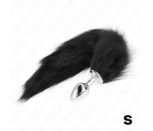 KINK Plug Model S Black Silicone with 40cm Synthetic Tail