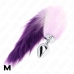 KINK Model M Silicone Plug with 40cm Synthetic Tail, Purple