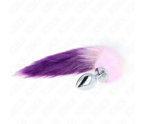 KINK Intimate Plug L 10x4cm with 40cm Synthetic Purple Tail
