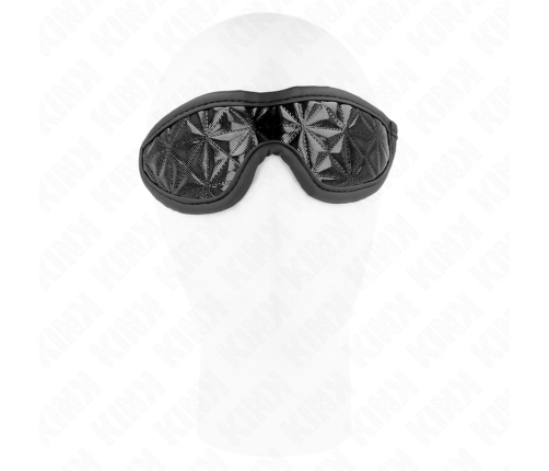 KINK Black Diamond Pattern Headband - 20.5 x 6 cm Adjustable Mask