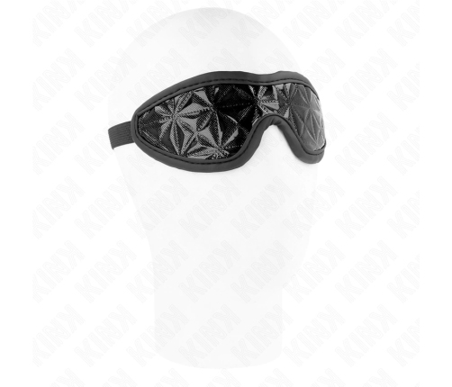 KINK Black Diamond Pattern Headband - 20.5 x 6 cm Adjustable Mask