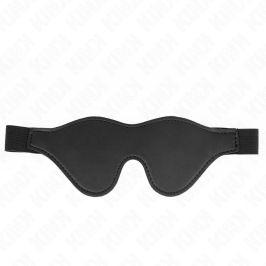 KINK Leatherette Adjustable Bandage Mask with Elastic Belt 21x8cm Black