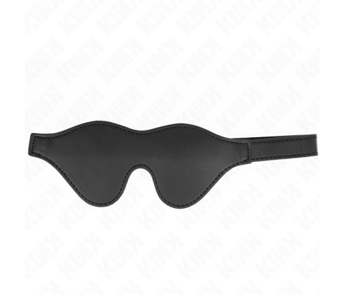 KINK Leatherette Adjustable Bandage 20x8cm with Velcro Black 17-21cm