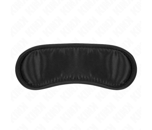 KINK Satin Adjustable Headband 19x6 cm - Versatile Black Accessory