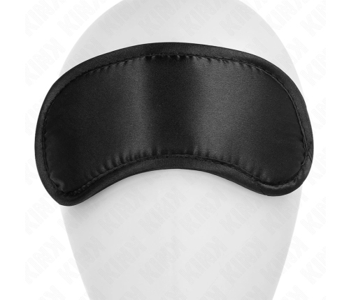 KINK Satin Adjustable Headband 19x6 cm - Versatile Black Accessory