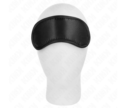 KINK Satin Adjustable Headband 19x6 cm - Versatile Black Accessory