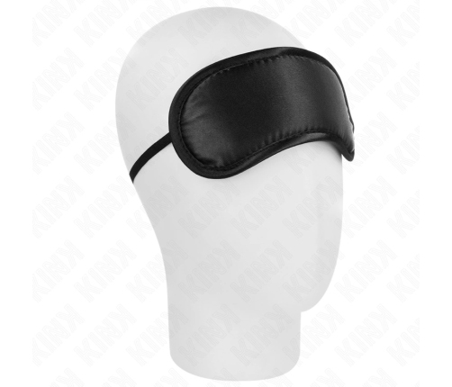 KINK Satin Adjustable Headband 19x6 cm - Versatile Black Accessory