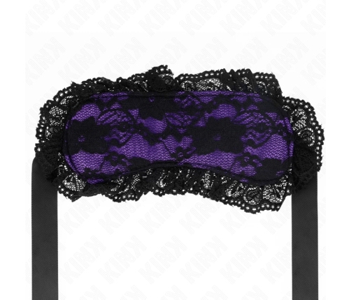 KINK Lace Bandage Model 2 - Elegant Black Lace Mask 22.5 x 11 cm