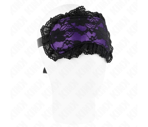 KINK Lace Bandage Model 2 - Elegant Black Lace Mask 22.5 x 11 cm