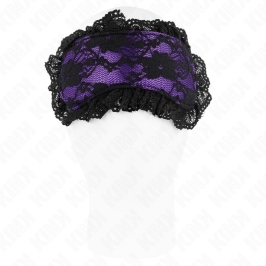 KINK Lace Bandage Model 2 - Elegant Black Lace Mask 22.5 x 11 cm