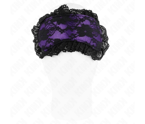 KINK Lace Bandage Model 2 - Elegant Black Lace Mask 22.5 x 11 cm