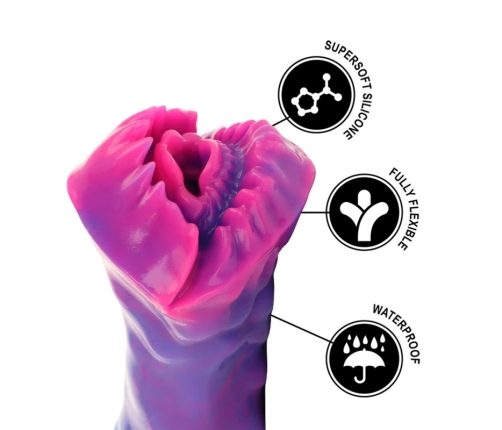 EPIC Eris Cyclops Intimate Silicone Device, Blue-Gold, 180mm