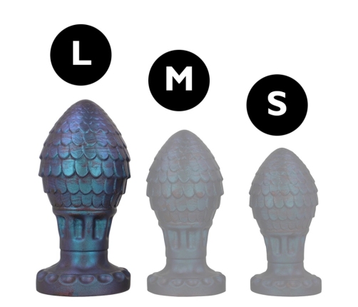 EPIC Vrakos Dragon Egg Silicone Plug Size L - Ergonomic, Large, Mythology-Inspired