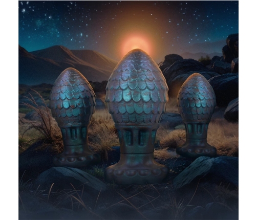 EPIC Vrakos Dragon Egg Silicone Plug Size L - Ergonomic, Large, Mythology-Inspired