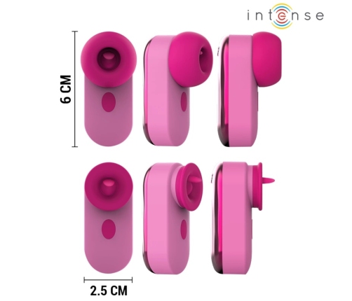 INTENSE Sabrina Compact Pink Tapping Intimate Device, Magnetic Charging