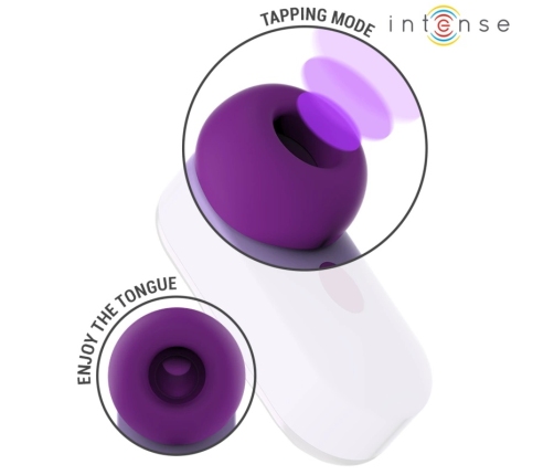 INTENSE Sabrina Compact Tapping Clitoral Device Purple 6cm USB Rechargeable