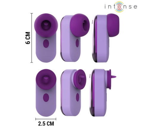 INTENSE Sabrina Compact Tapping Clitoral Device Purple 6cm USB Rechargeable