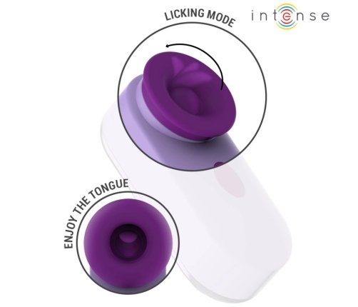 INTENSE Sabrina Compact Tapping Clitoral Device Purple 6cm USB Rechargeable