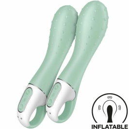Satisfyer Air Pump Vibrator 3 G-Spot Mint Adjustable Silicone Model