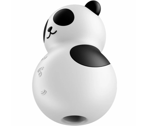 Satisfyer Pocket Panda Air Pulse & Vibration Device Black-White Compact